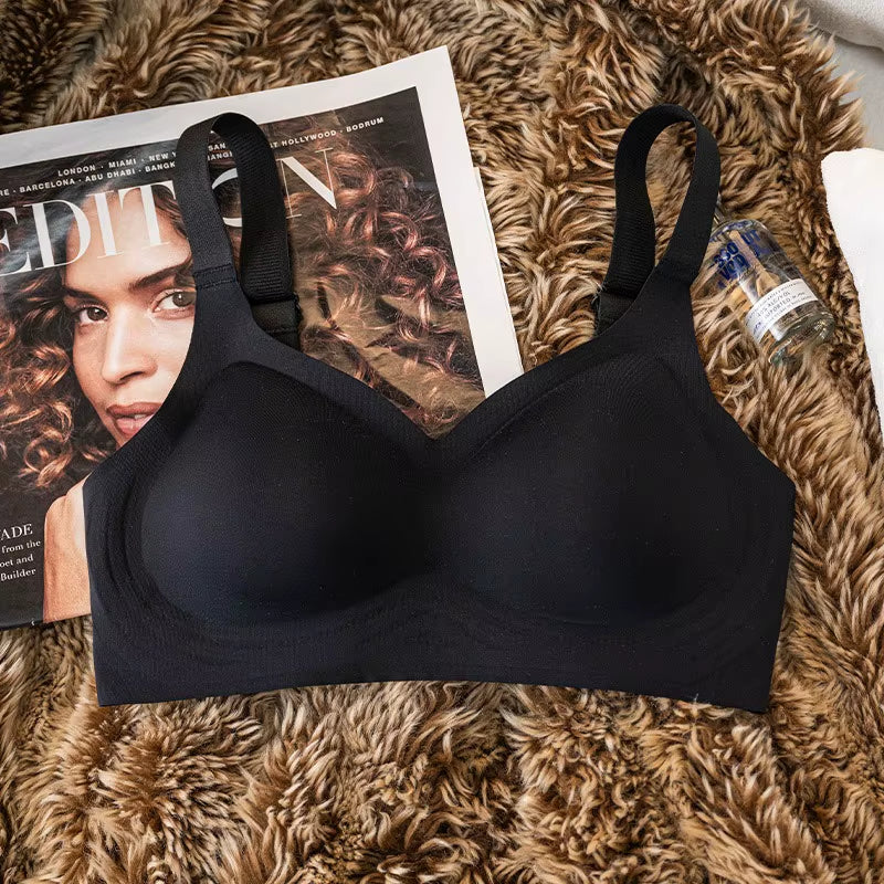 Push-Up Seamless Bra for Women Comfort Padded Bra Non-Wire Underwear Adjust Wide Straps Sexy Lingerie Female Intimates M-3XL