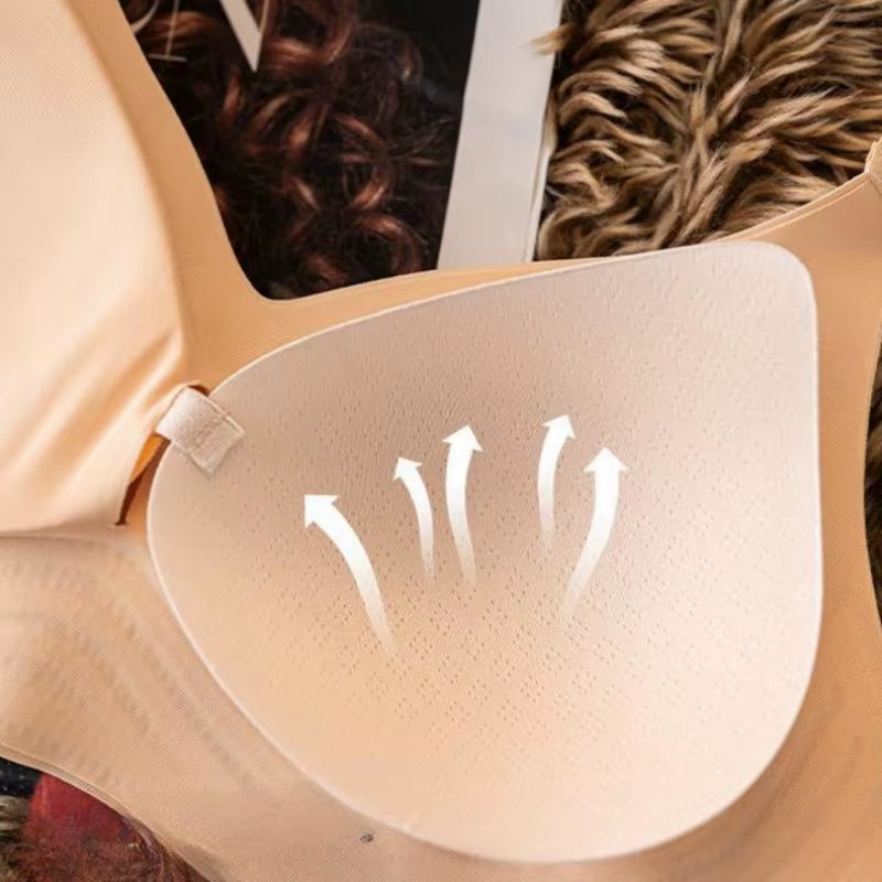 Push-Up Seamless Bra for Women Comfort Padded Bra Non-Wire Underwear Adjust Wide Straps Sexy Lingerie Female Intimates M-3XL