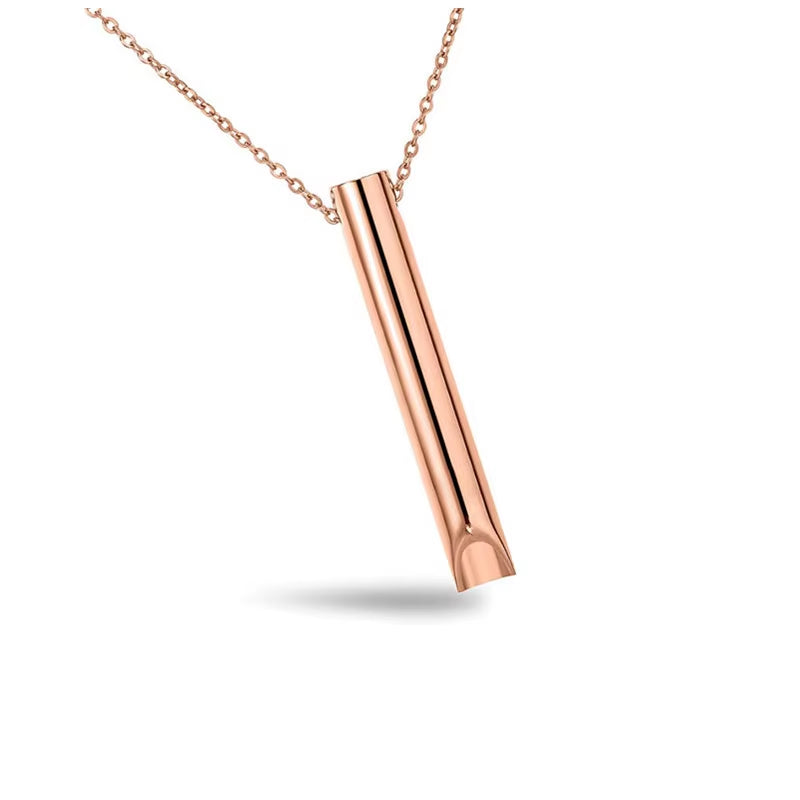 1PC Fashion Necklace Geometric Simple Ring Holder Ring Pendant Necklace for Man Women Jewelry Silver Color Gold Color 45Cm Long