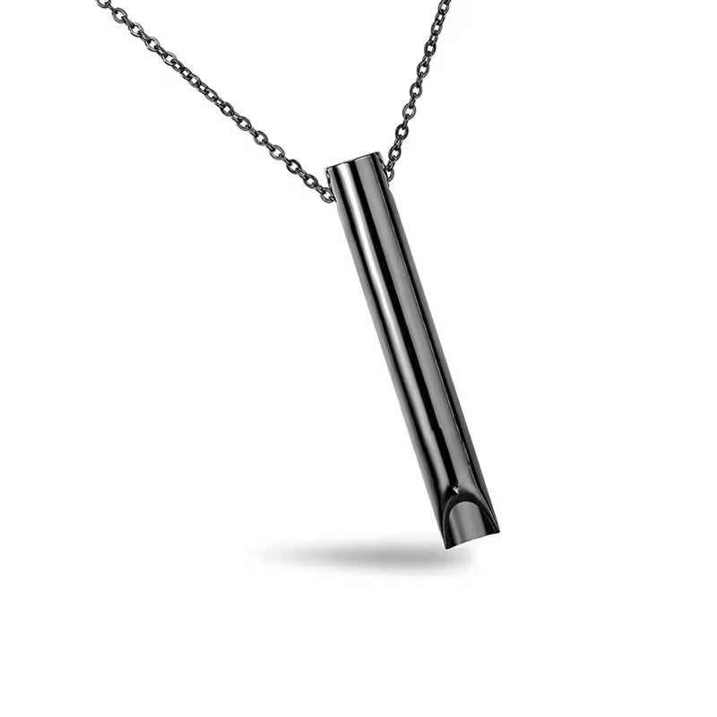 1PC Fashion Necklace Geometric Simple Ring Holder Ring Pendant Necklace for Man Women Jewelry Silver Color Gold Color 45Cm Long