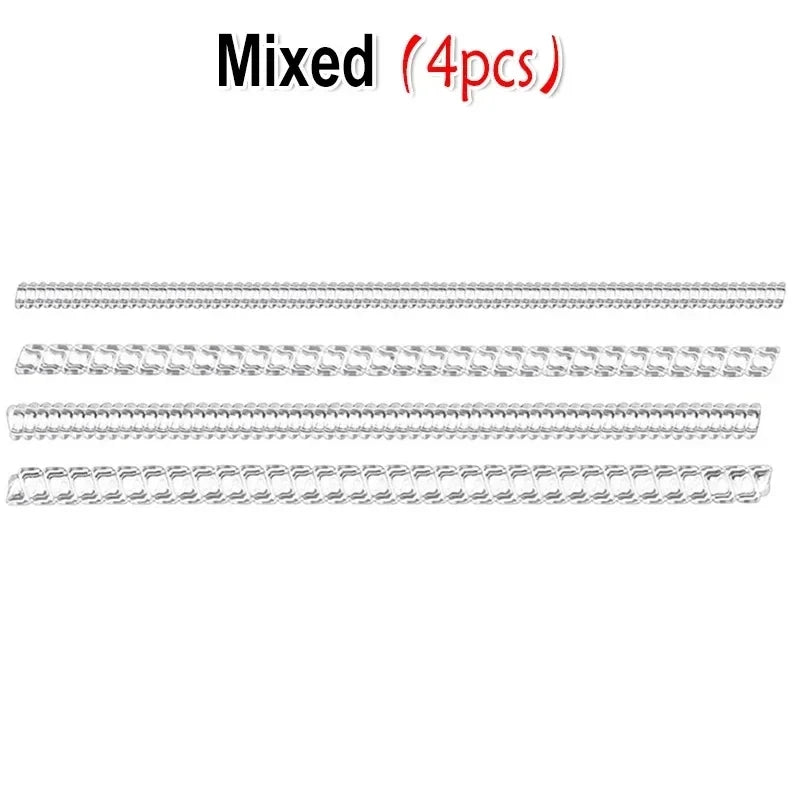 12PCS 8 Sizes Silicone Invisible Clear Ring Size Resizer Loose Rings Reducer Ring Sizer Fit Any Rings Jewelry Tools Tightener